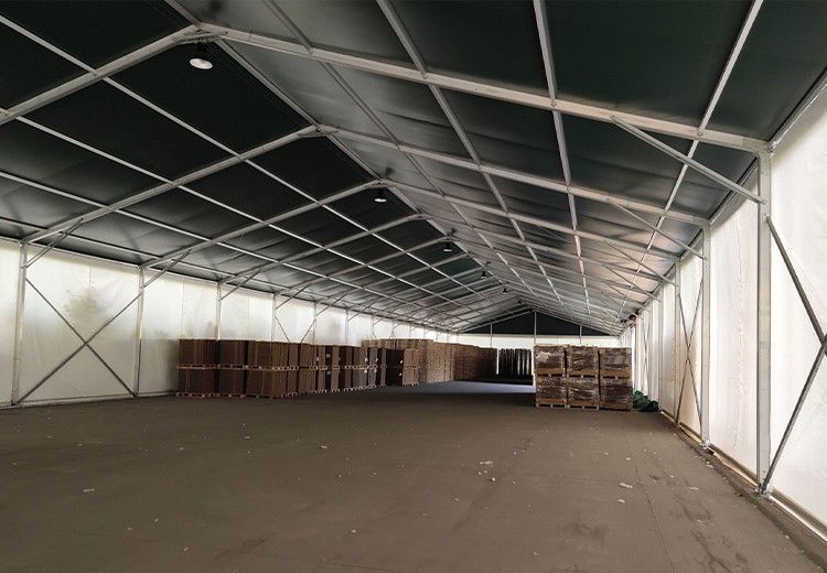 Changzhou 18 meter herringbone storage industrial tent