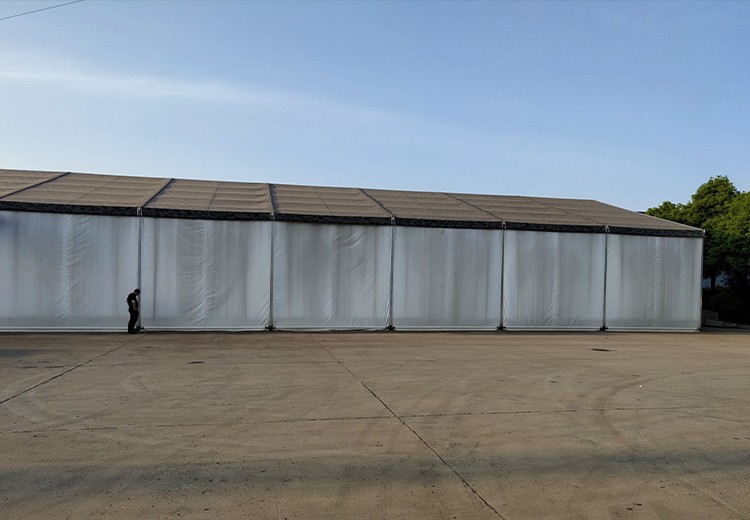 Changzhou 18 meter herringbone storage industrial tent
