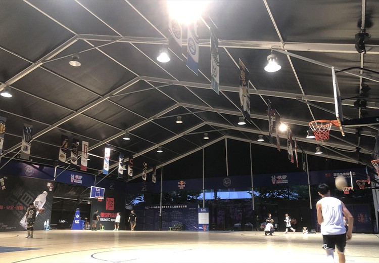 Kunming 28 meter black basketball tent