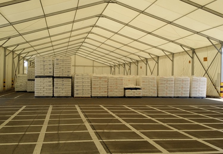 Yangba Phase II 20 meter storage tent