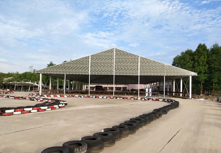 Shanghai 30 meter equestrian camouflage tent