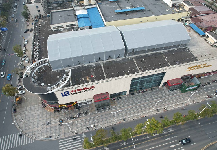 Yangzhou 20 meter rooftop basketball tent