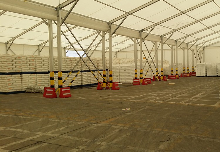 Yangba Phase II 20 meter storage tent