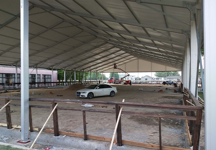 Shanghai 30 meter equestrian camouflage tent