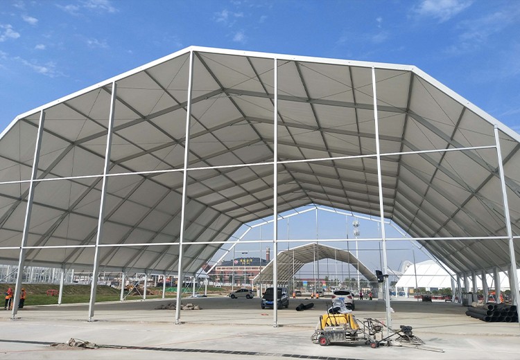 Qingdao 30 meter multi arch activity tent
