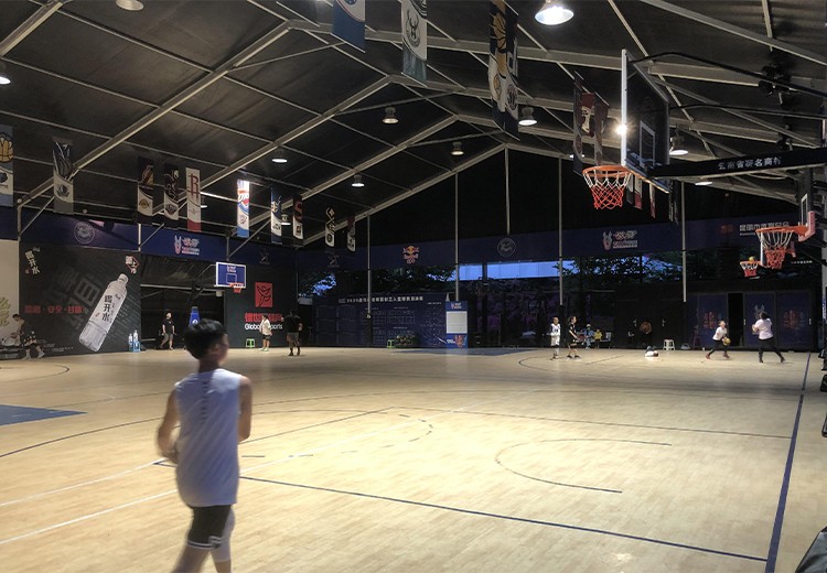Kunming 28 meter black basketball tent