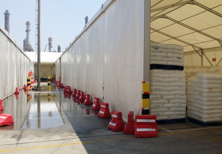 Yangba Phase II 20 meter storage tent