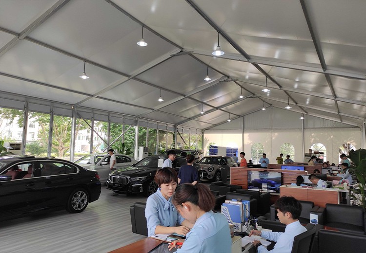 Jinhua 13 meter car exhibition hall canopy
