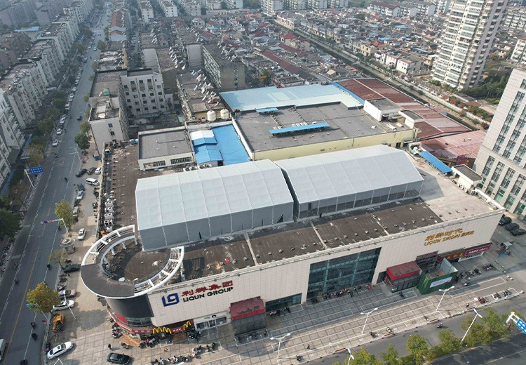 Yangzhou 20 meter rooftop basketball tent