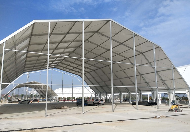 Qingdao 30 meter multi arch activity tent